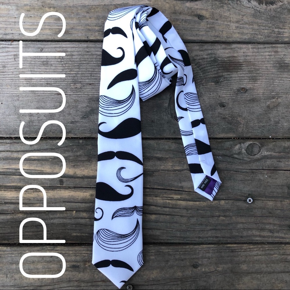 Mustaches tie from Opposuits